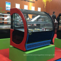 commercial 900mm counter cake glass display showcase